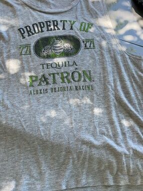 Tequila Grey Tank Top with Green Logo